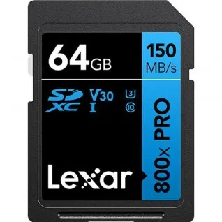 Карта памяти Lexar SDXC 64gb UHS-I U3 V30 150MB/s