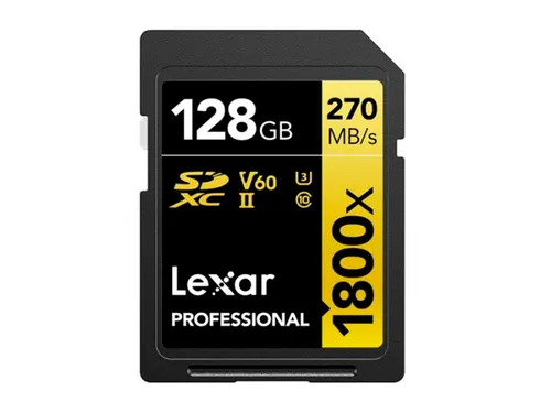 Карта памяти SDXC Lexar 1800x V60 270 MB/s 128GB
