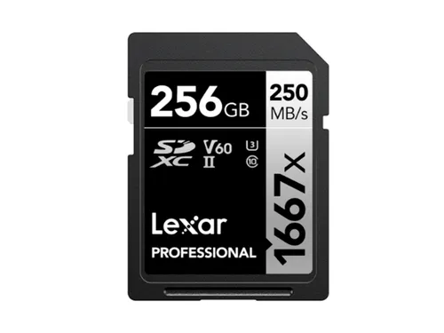 Карта памяти SDXC Lexar 1667x V60 250 MB/s 256GB