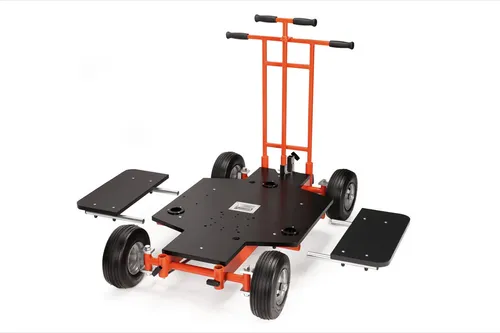 Dolly met luchtbanden en stoeltje