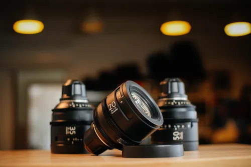 Sony Cinealta prime lensset