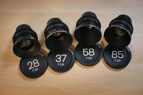 Iron Glass vintage Soviet Cine Set EF of PL mount