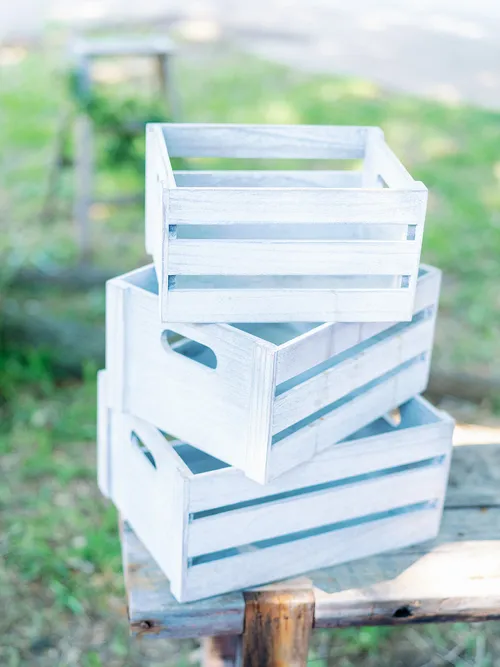 Wood Crate & Card Box Collection (5 pieces) 