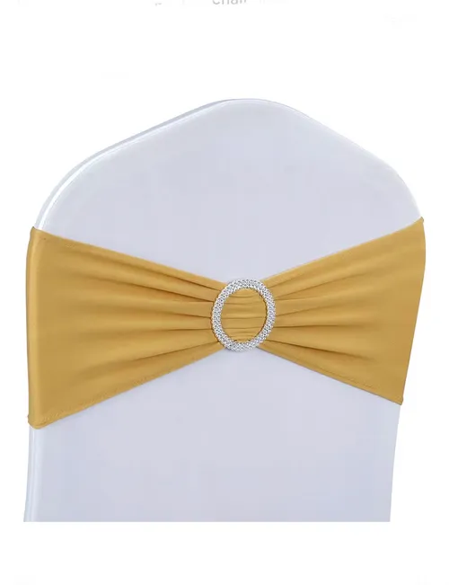 Chair Sash (Spandex) Gold