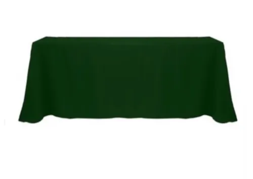 Hunter Green Table Linen-8' Rectangle