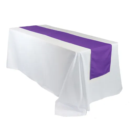 Table Runner - Purple Satin (12