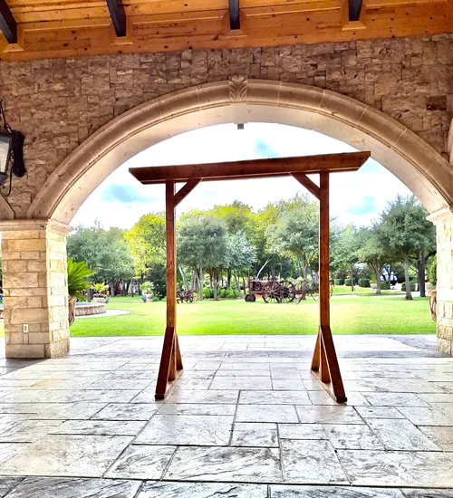 DIY Wooden Ceremony Arch (7') 