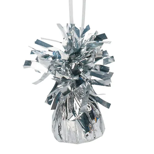Small silver balloon weights 