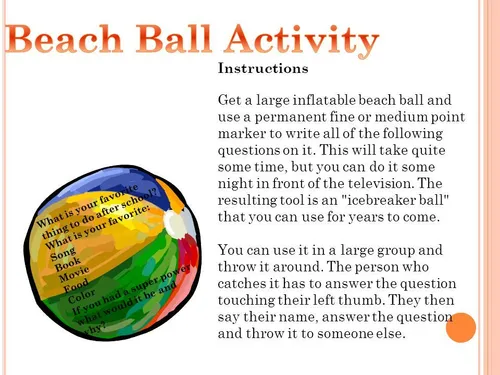 ice breaker beach ball