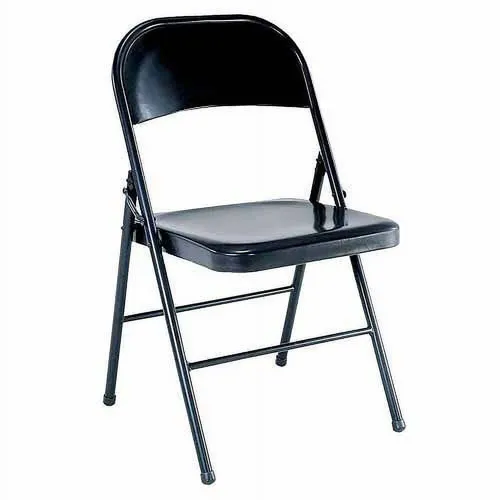 Metal folding chairs
