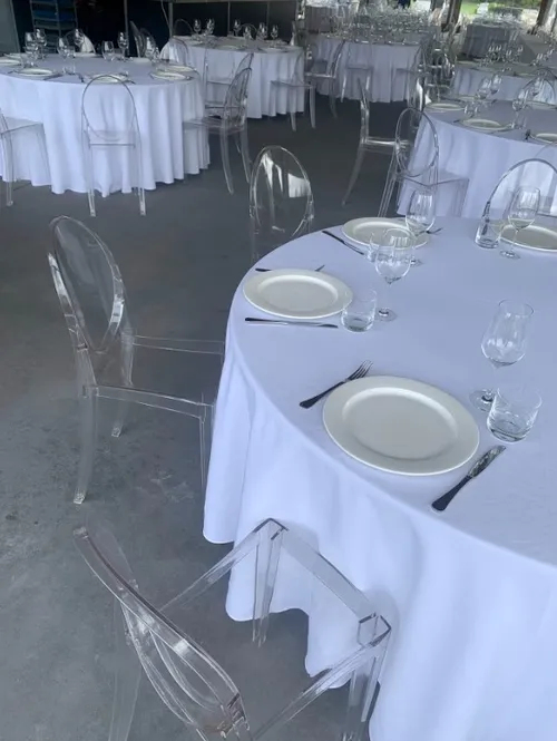 Round Table & Ghost Chairs