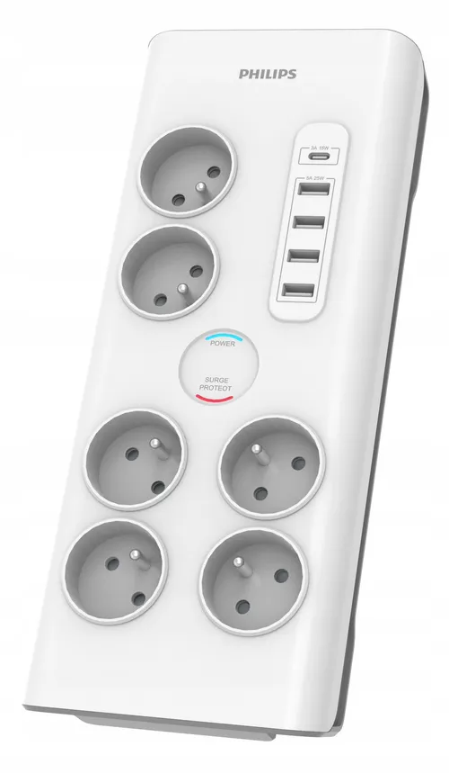 listwa przeciwprzepięciowa Philips SPN7060WA