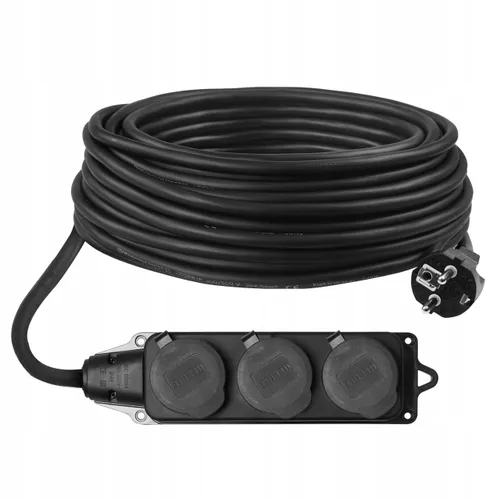 przedłużacz listwowy 10m (3 gniazda)