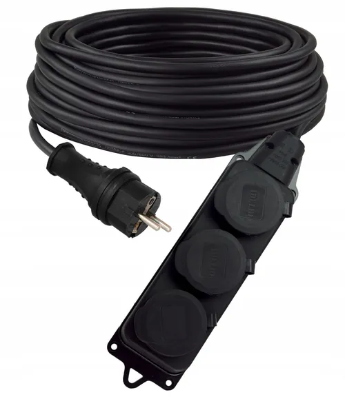 przedłużacz listwowy 20m (3 gniazda)