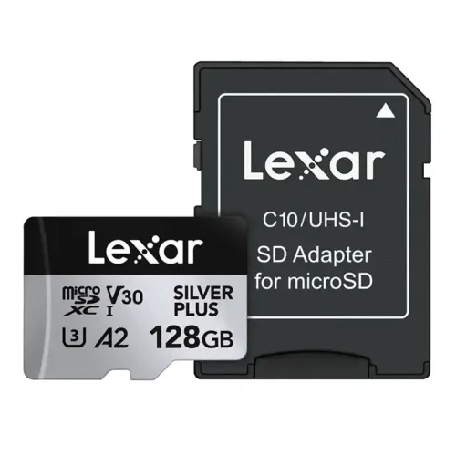 karta pamięci Lexar microSDXC 128 GB Professional SILVER Plus 4K R205/W150