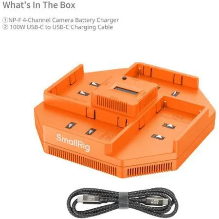 Ładowarka 4-kanałowa NP-F SmallRig 4837