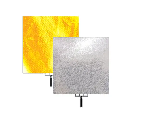 Foam Poly Board 1x1m + Fork Silver/Gold