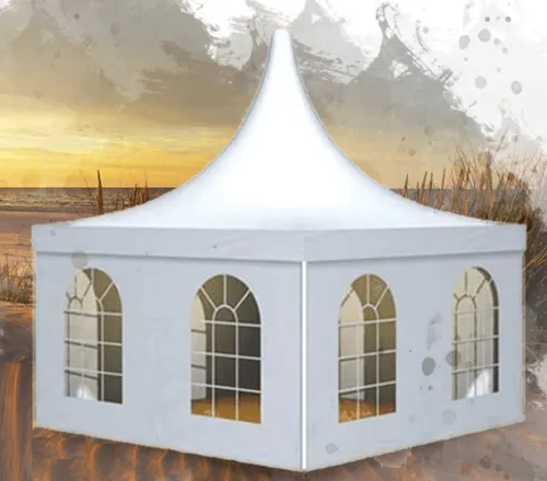 Professionele pagodetent 5x5 meter 