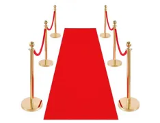 RED CARPET & VELVET ROPES SET (Delivery or PickUp)