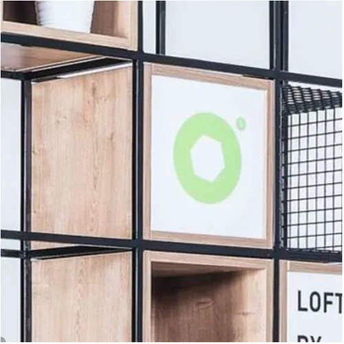 Loft Rácshoz Világító Doboz - Magasfényű Fehér