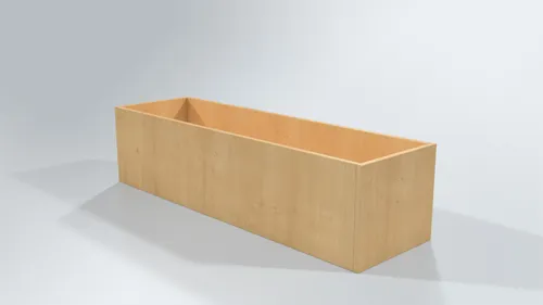 Növényláda 10 - 120x30x35cm