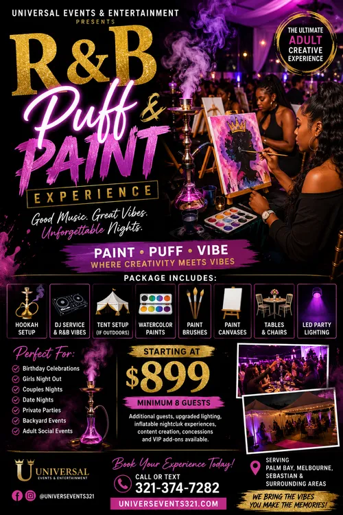 R&B Puff & Paint Party