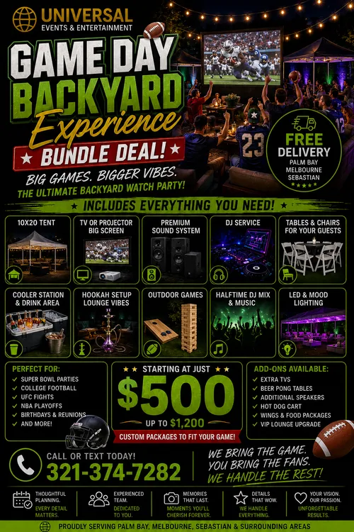 Game Day BackYard Experience 