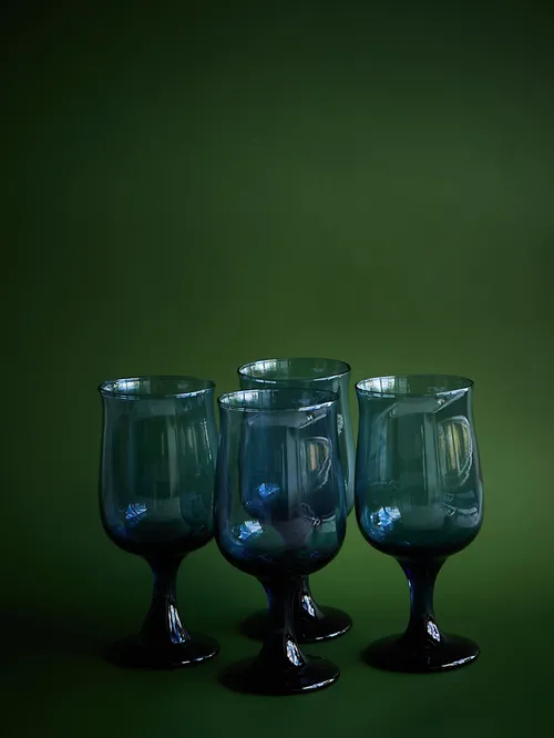 Blue Wine Glass
