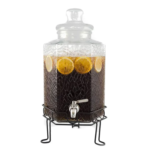 3 Gallon Glass Drink Dispenser