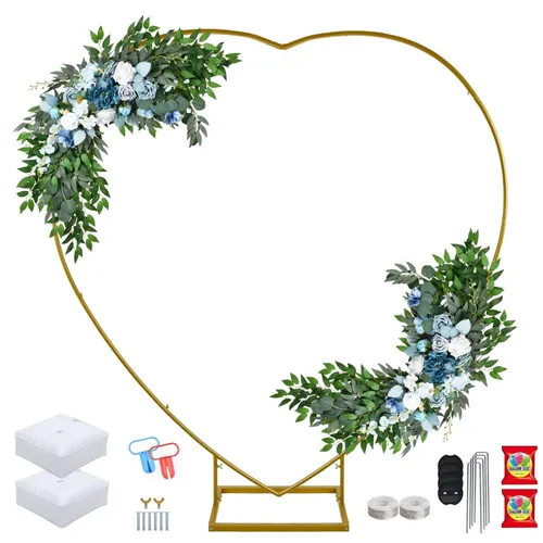 Metal Heart-Shaped Backdrop