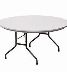 5' round folding table