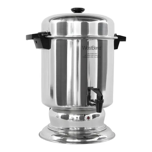 Silver 55-Cup Coffee Urn