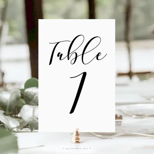 Table Numbers