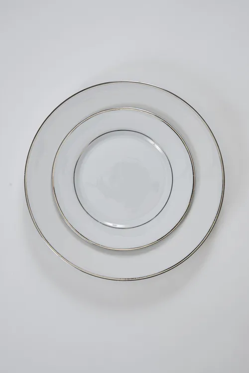 Gold Trimmed Salad Plate