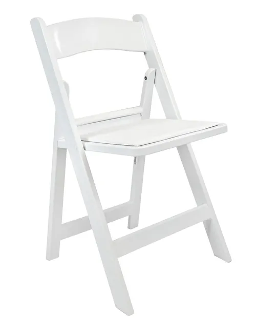 White Resin Chair