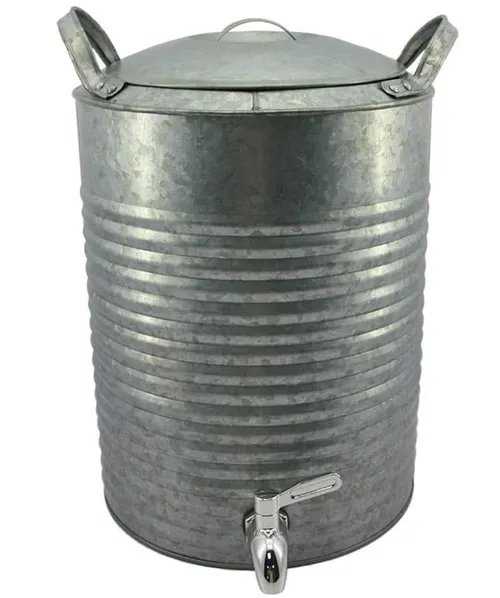 3 gallon galvanized drink dispenser