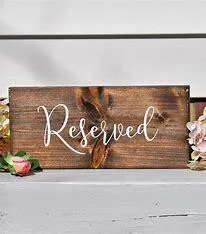 Small Wedding Signs