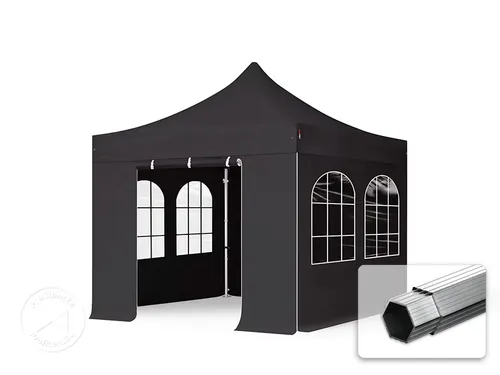 Easyup (party) tent 3x3 Zwart