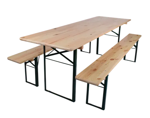 Biertafelset 1x tafel 2x banken 220x80