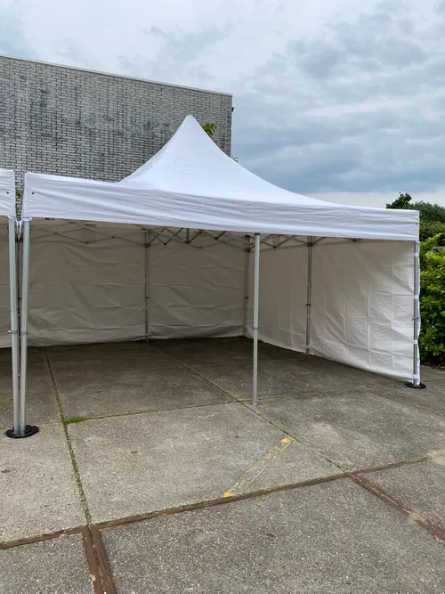 Partytent ''wit'' 5x5 (Easy-Up)