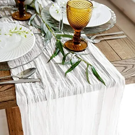 Gauze Boho Table Runner