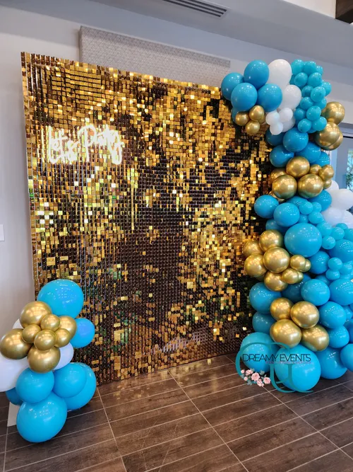 Shimmer Wall and Balloons