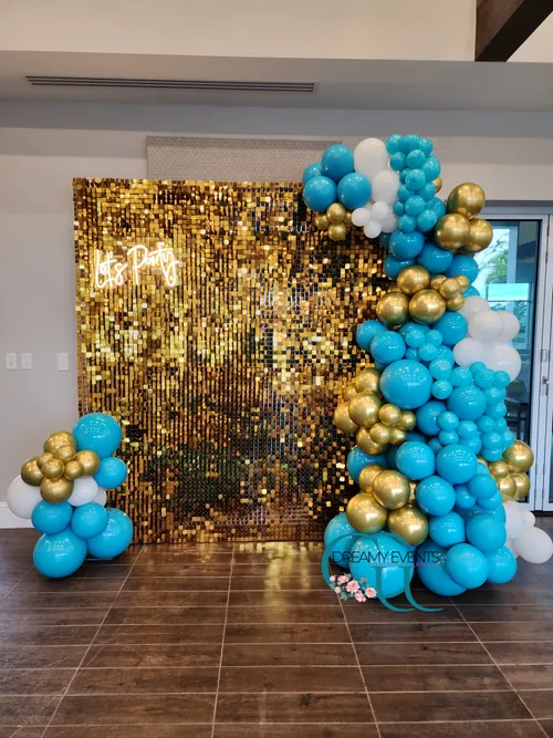 Shimmer Wall and Balloons