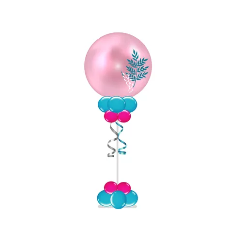 Grand Print Balloon Centerpiece