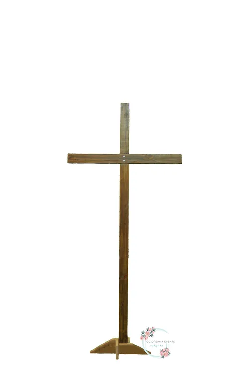Mahogany Wood Cross