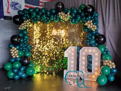 Shimmer Wall Anniversary Balloons 