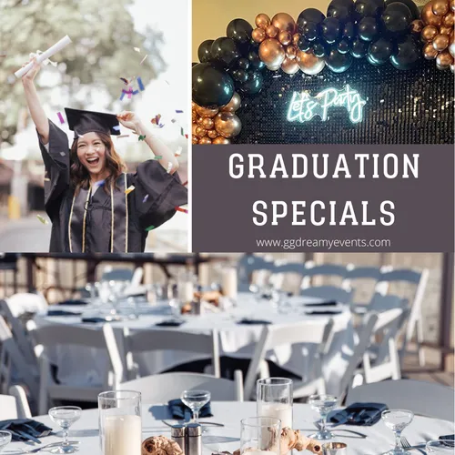 20 Guests Graduation Party Rentals Package Deal
