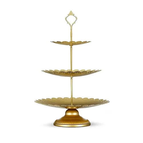 Gold 3-Tier Cupcake Stand