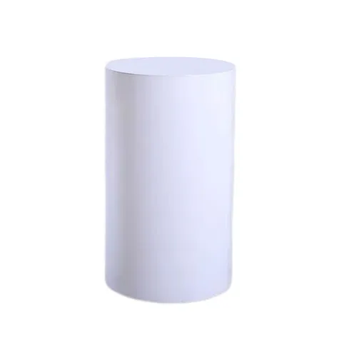 White Cylinders Plinth