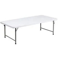 5 FT RECTANGULAR TABLES Children Capacity: 6-8 Children